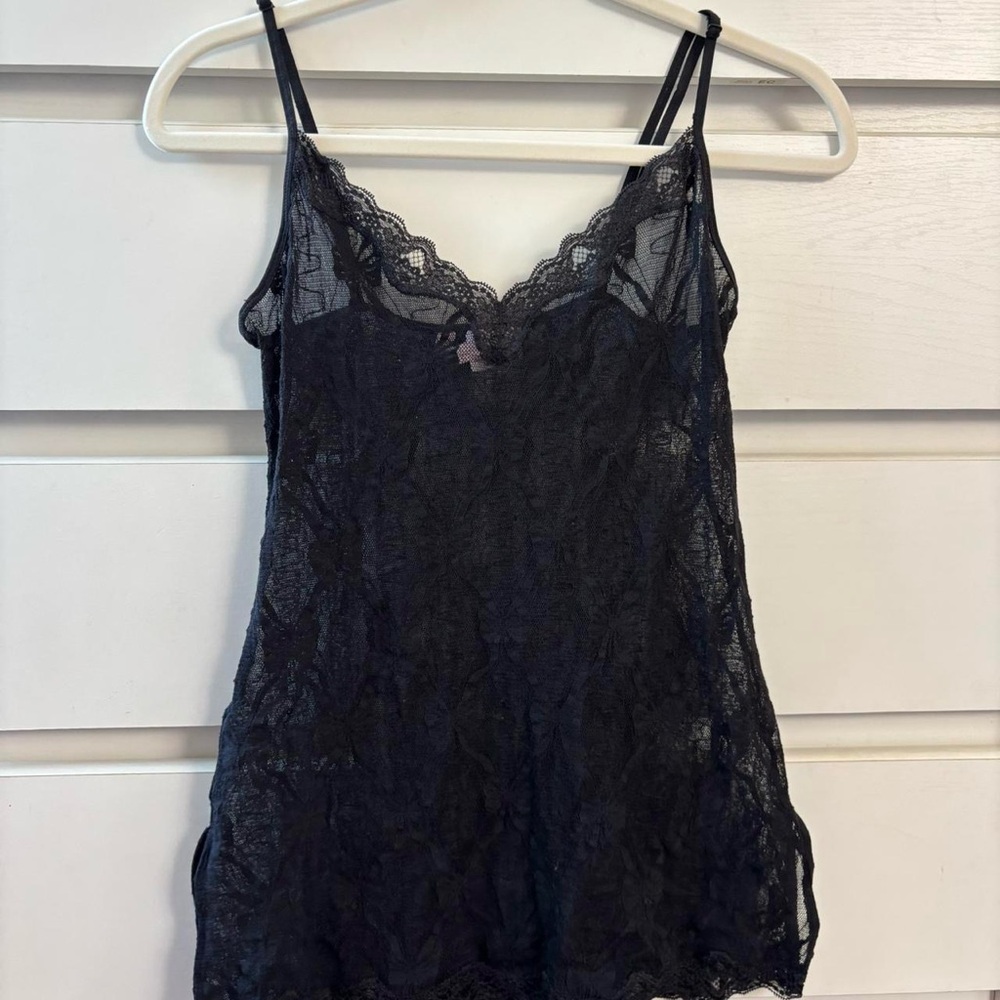 Victoria's Secret Black Lace Top
